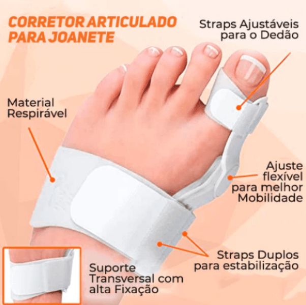 Corretor Ortopédico Articulado De Joanete - Ápice do Lar
