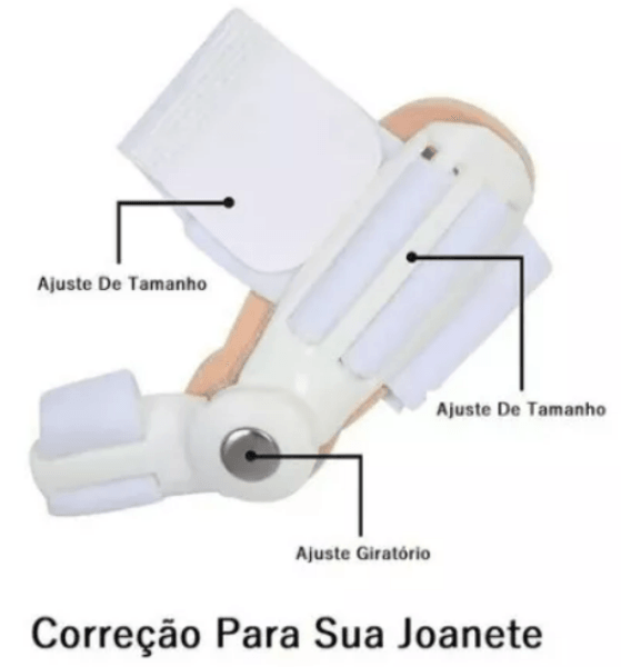 Corretor Ortopédico Articulado De Joanete - Ápice do Lar