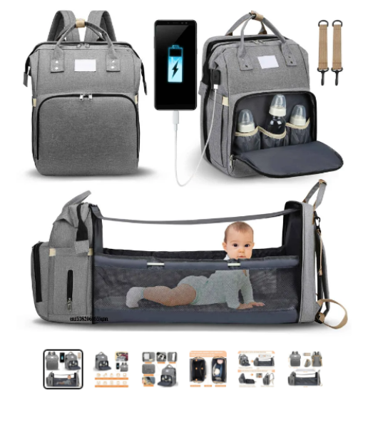Mochila Materna Multifuncional Impermeável - Ápice do Lar